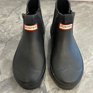 Kids Hunter short rain boots, Size 1